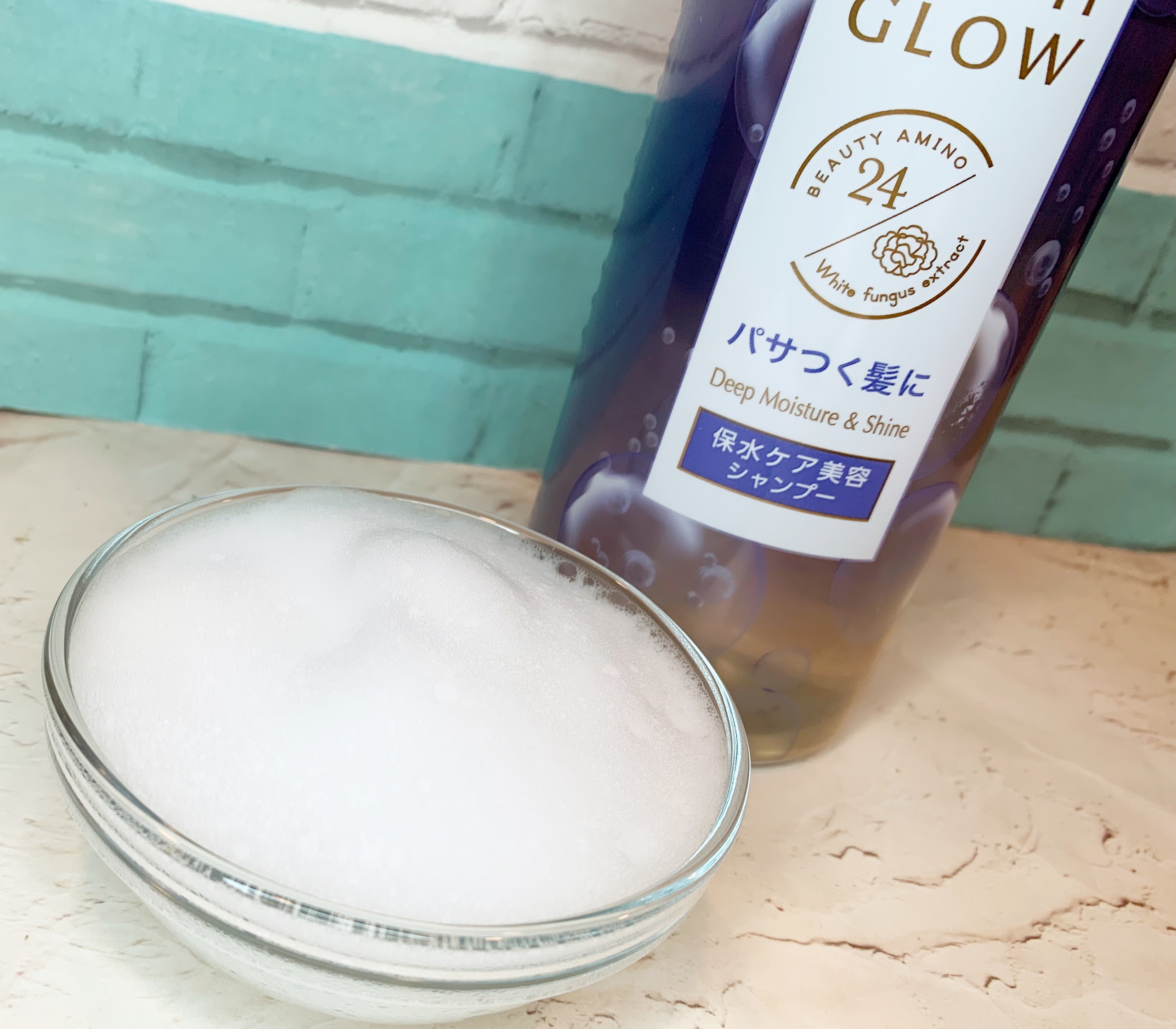 バスグロウ ディープモイスチャー&シャイン シャンプー/トリートメント/LUX/市販シャンプーを使ったクチコミ（3枚目）