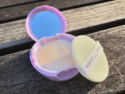 ブラーパウダーパクト/ABOUT TONE/プレストパウダーを使ったクチコミ(2枚目)