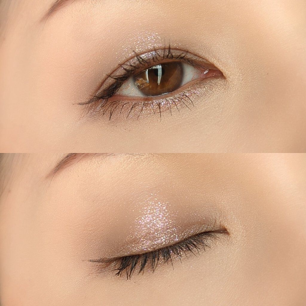 リュクスアイシャドウ 01 リキッドマーキュリー(リッチラスター) /BOBBI BROWN/単色アイシャドウを使ったクチコミ（3枚目）