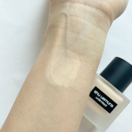 (旧)アンリミテッド ラスティング フルイド/shu uemura/リキッドファンデーションを使ったクチコミ(5枚目)