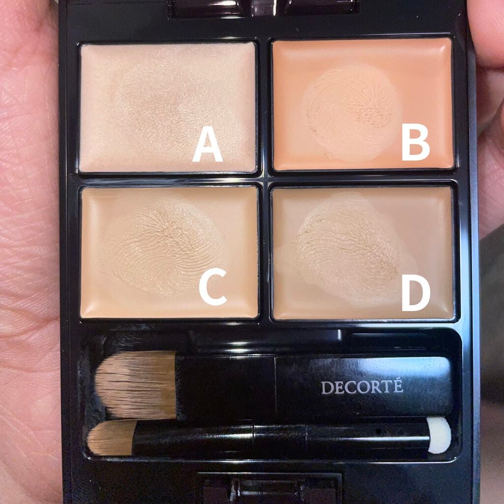 トーンパーフェクティング パレット/DECORTÉ/パレットコンシーラーを使ったクチコミ(1枚目)