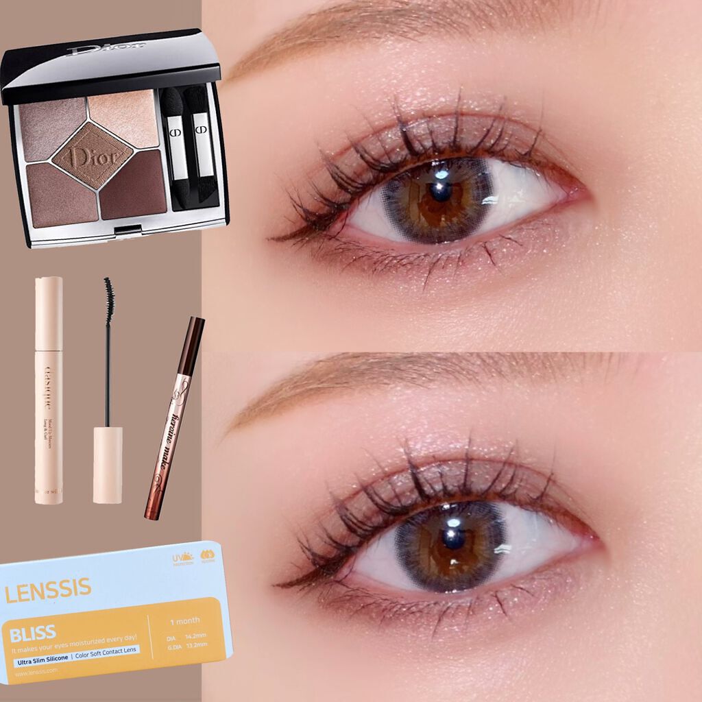 ブリスシリーズ ブリスグレー/LENSSIS/カラーコンタクトレンズを使ったクチコミ（1枚目）