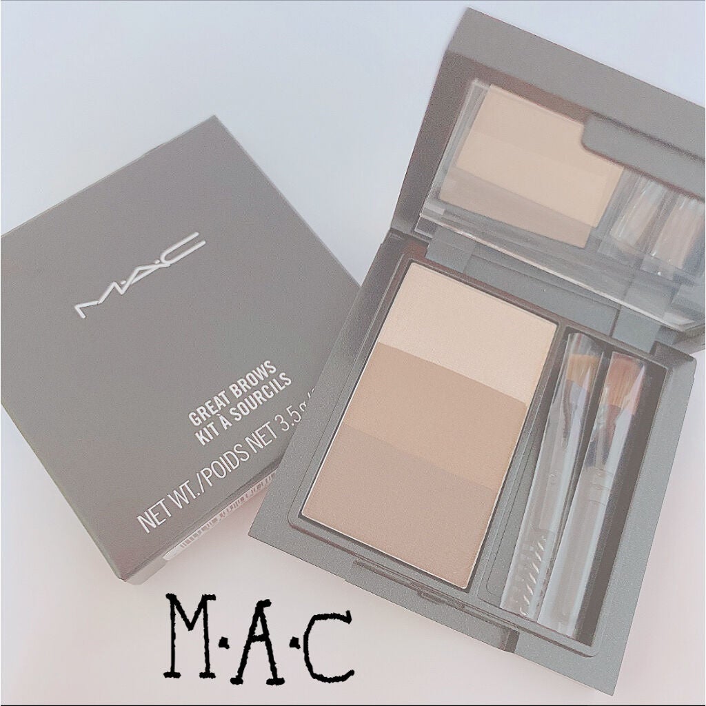 グレイト ブロウ/M・A・C/パウダーアイブロウを使ったクチコミ(1枚目)