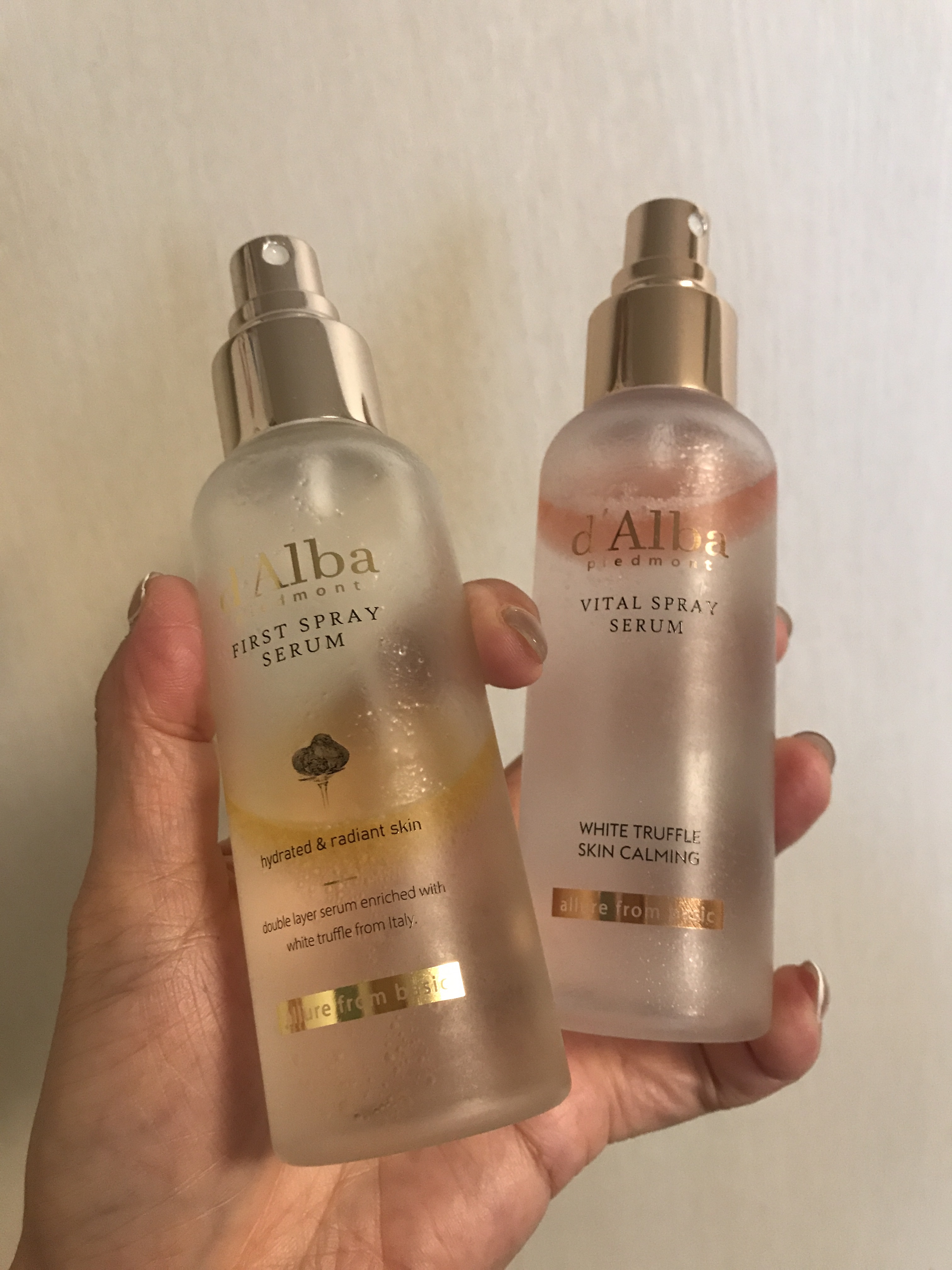 ダルバ ホワイトトリュフファーストスプレーセラム/ダルバ/ミスト状化粧水を使ったクチコミ（1枚目）