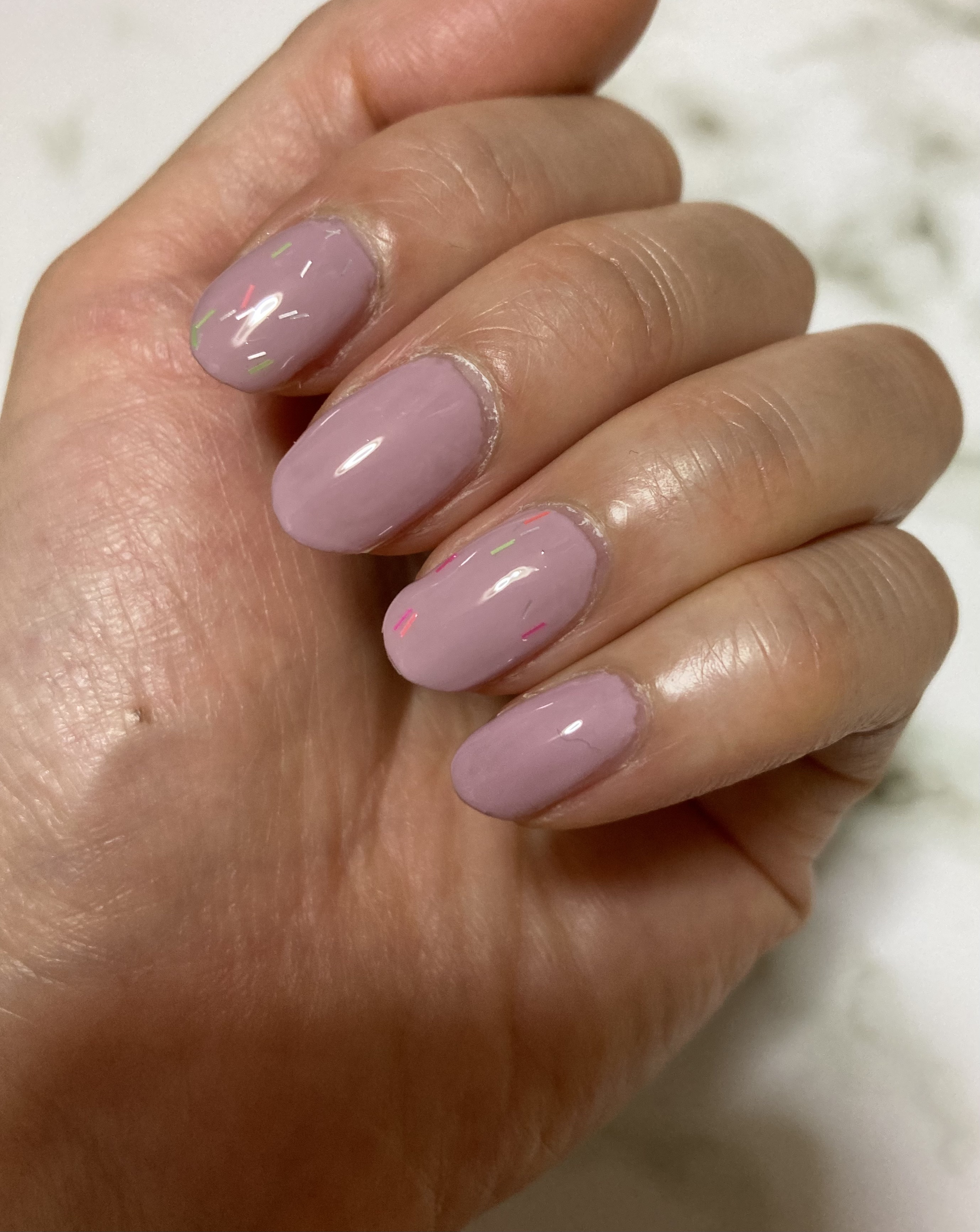 BRG ジェルネイル 28 ラベンダー/DAISO/ジェルネイルを使ったクチコミ（1枚目）
