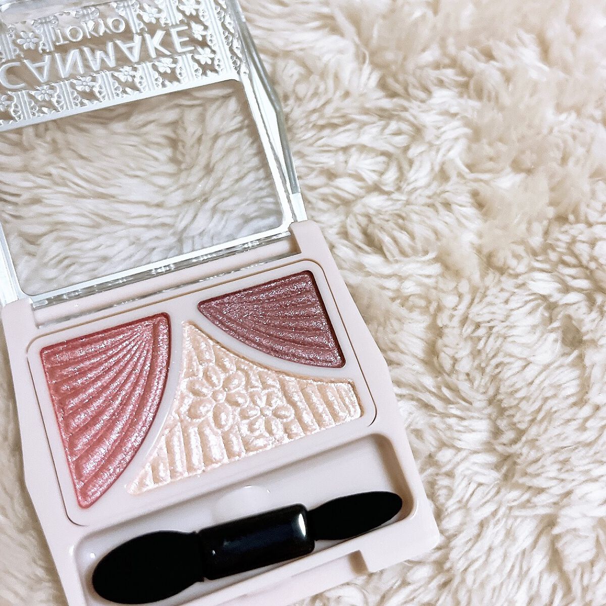 ジューシーピュアアイズ 14 テンダーフラワー/キャンメイク/アイシャドウパレットを使ったクチコミ（3枚目）