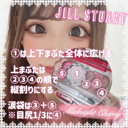 ジルスチュアート ミッドナイトチェリー コレクション/JILL STUART/メイクアップキットを使ったクチコミ(1枚目)