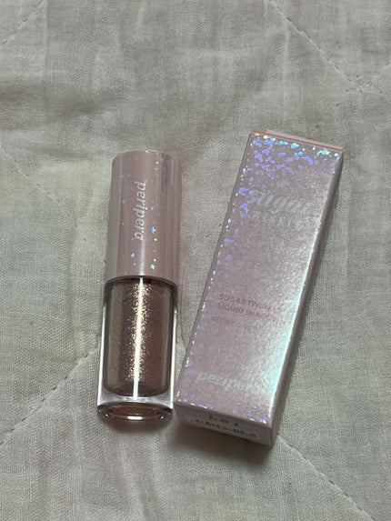 シュガー トゥインクル リキッド シャドウ/PERIPERA/リキッドアイシャドウを使ったクチコミ(1枚目)