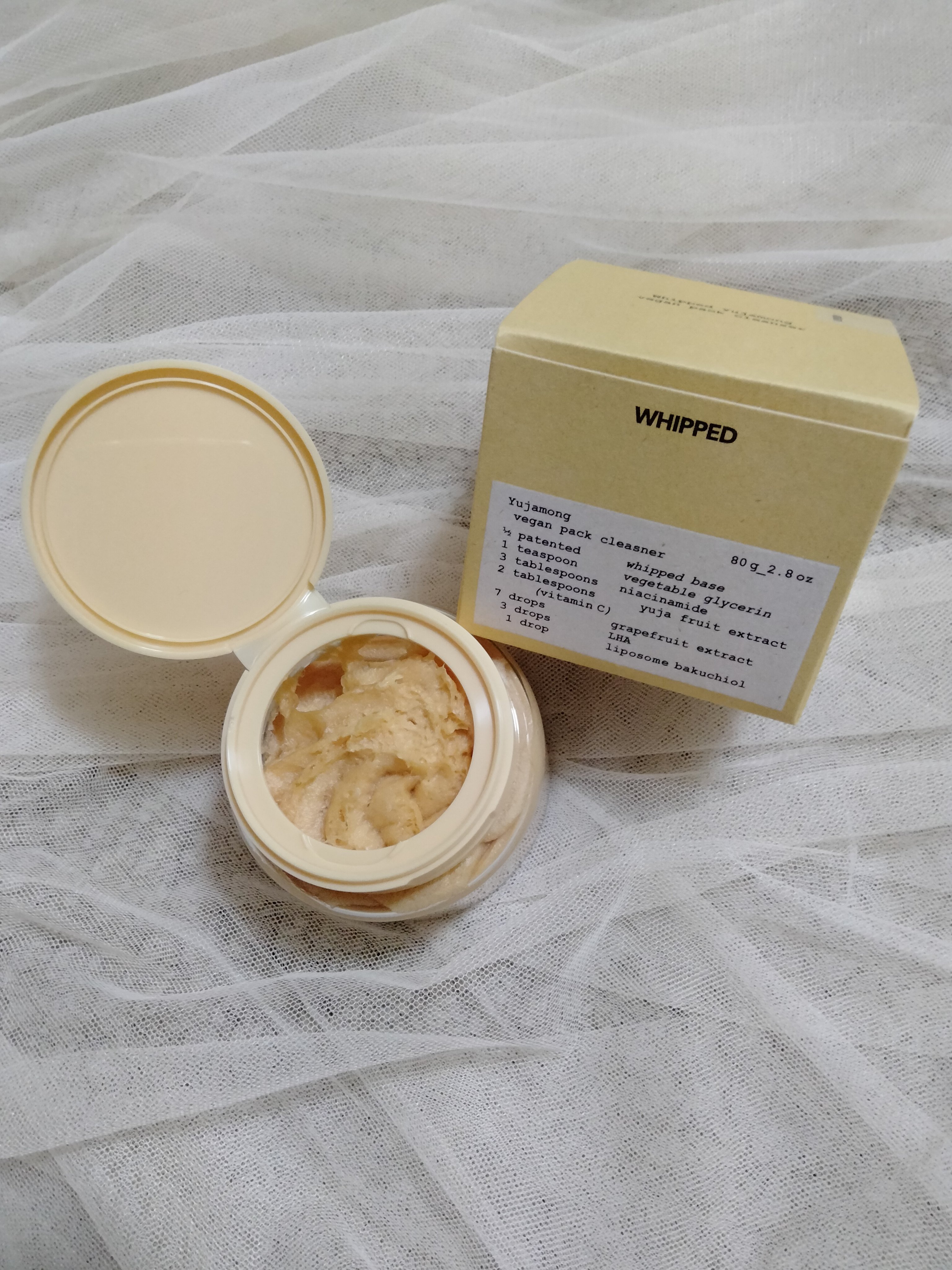 ヴィーガンパッククレンザー/WHIPPED/洗顔フォームを使ったクチコミ（2枚目）