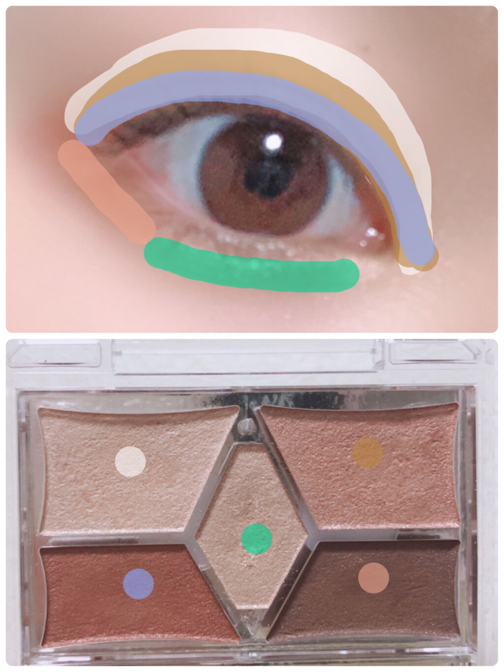 【旧品】パーフェクトスタイリストアイズ/キャンメイク/アイシャドウパレットを使ったクチコミ（2枚目）