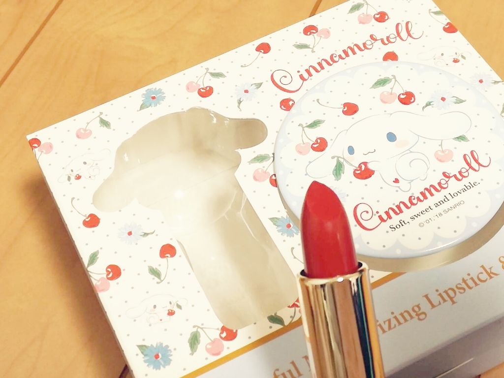 色付きリップクリーム&ミラーセット/サンリオ/リップケアを使ったクチコミ(3枚目)