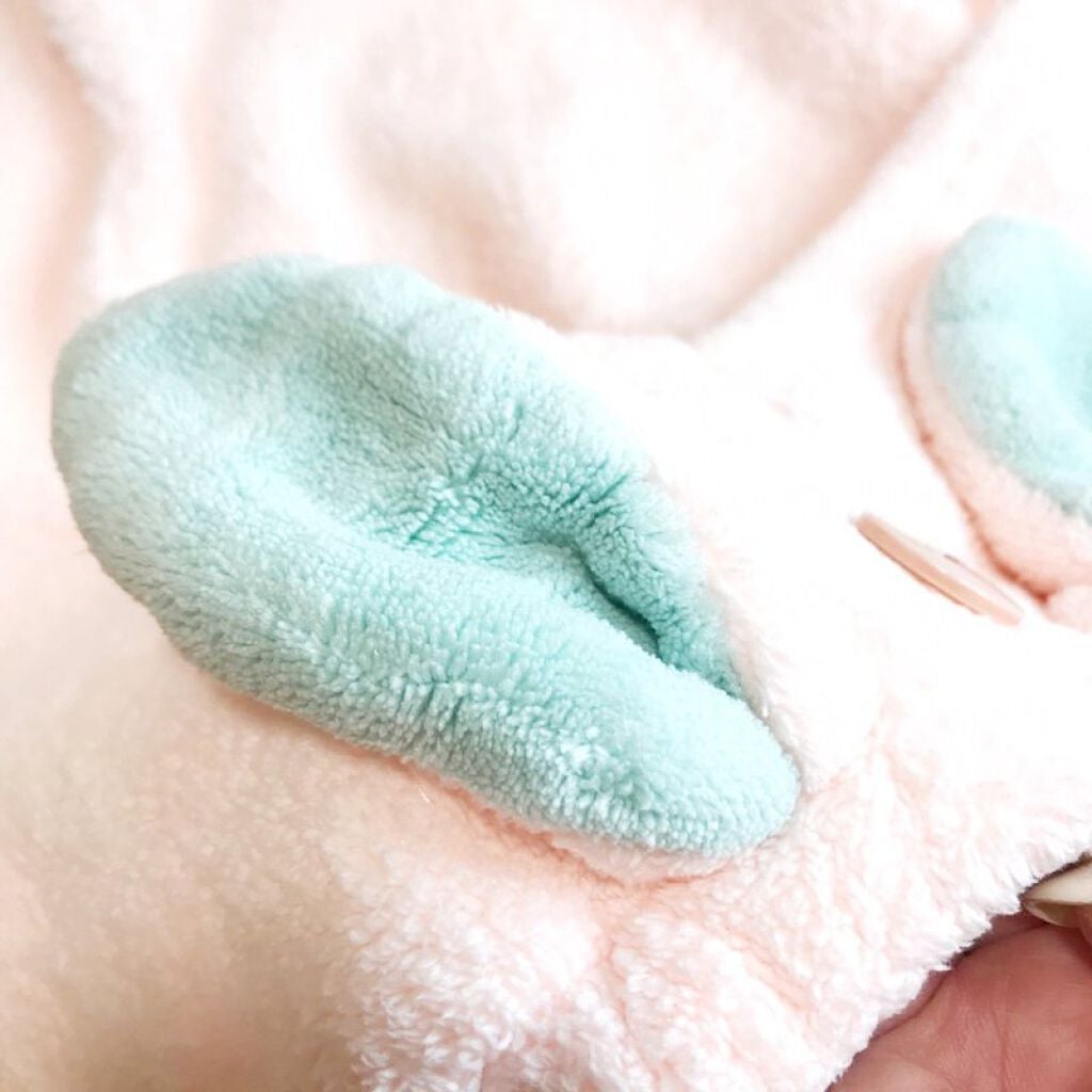 吸水アニマルヘアターバン/carari/その他を使ったクチコミ(4枚目)