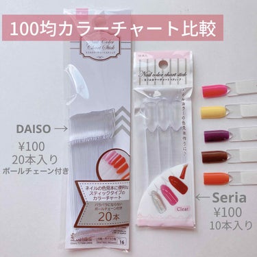 ネイルカラーチャートスティック/DAISO/ネイル用品を使ったクチコミ（1枚目）