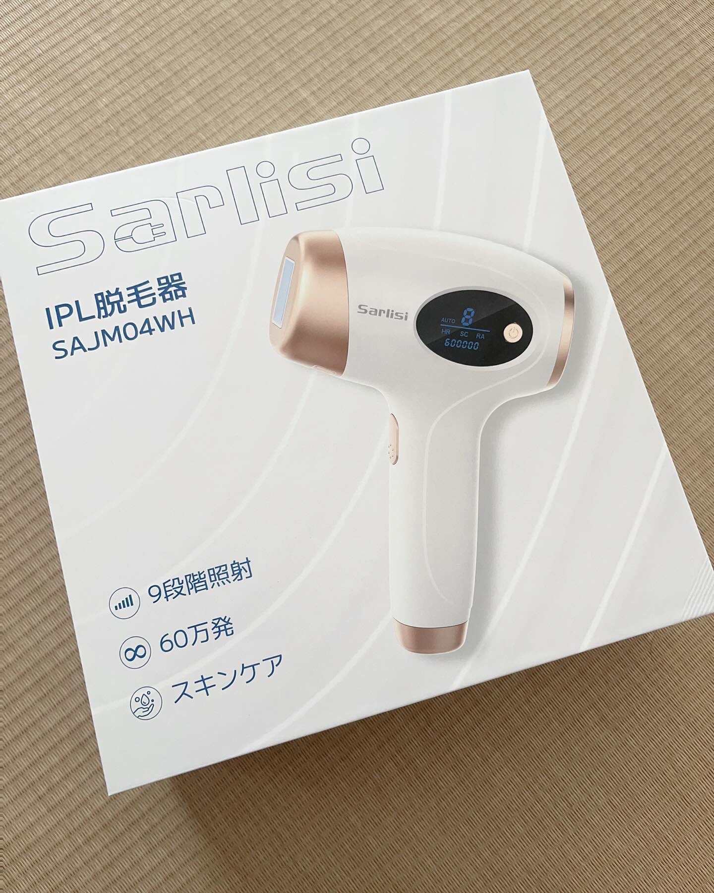 光脱毛器 VIO ホワイト/Sarlisi/家庭用脱毛器を使ったクチコミ（2枚目）