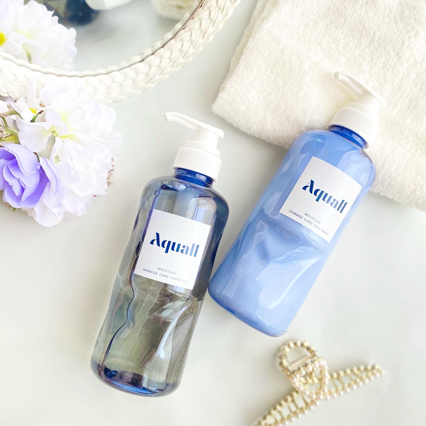 モイスチャーダメージケア シャンプー/トリートメント/Aquall/市販シャンプーを使ったクチコミ（2枚目）