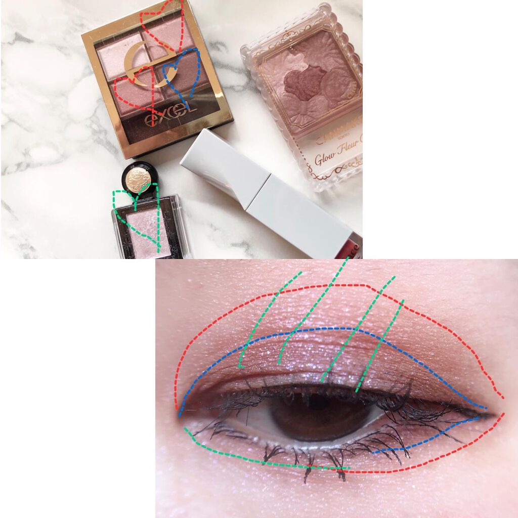 スキニーリッチシャドウ/excel/アイシャドウパレットを使ったクチコミ(2枚目)