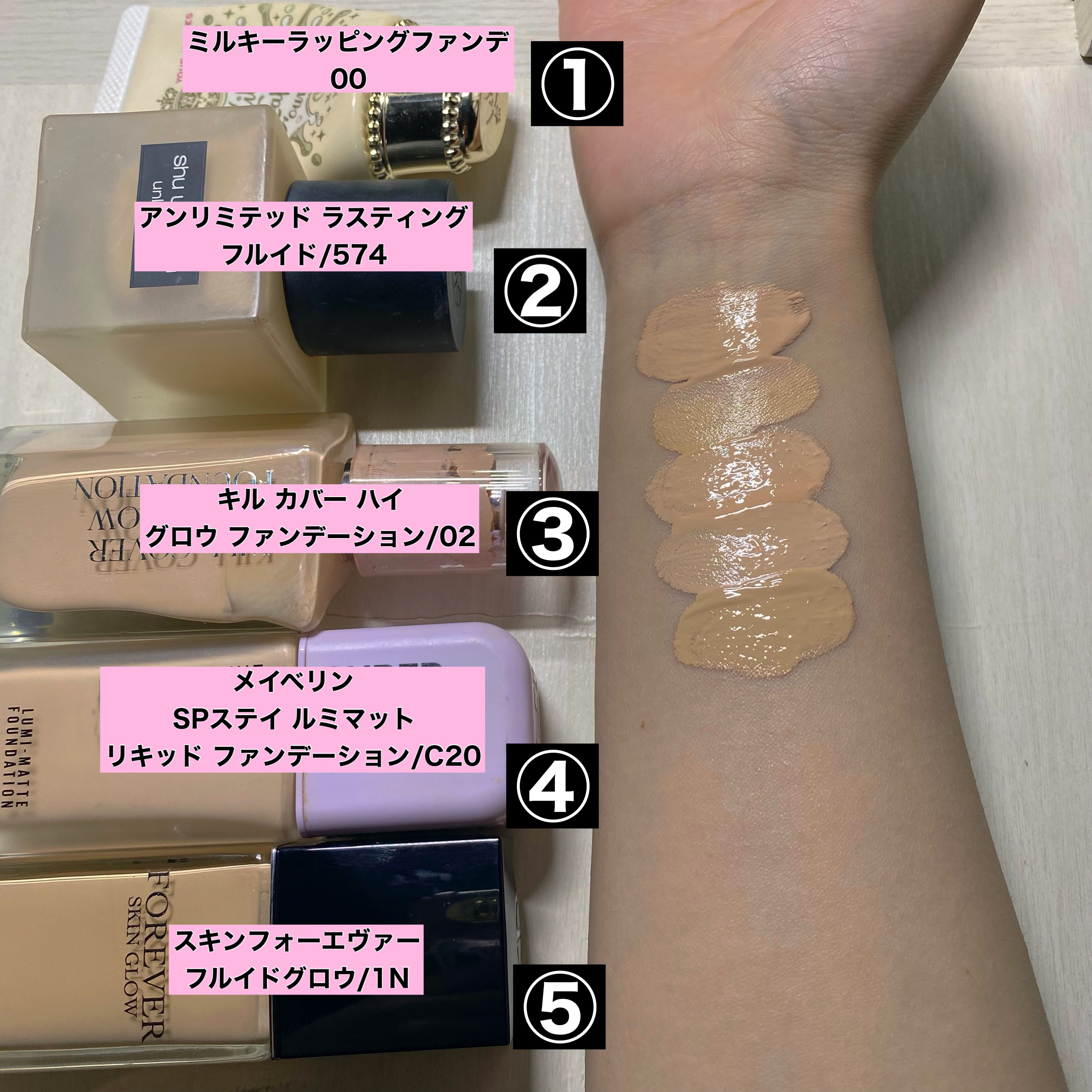 ディオールスキン フォーエヴァー フルイド グロウ/Dior/リキッドファンデーションを使ったクチコミ（2枚目）