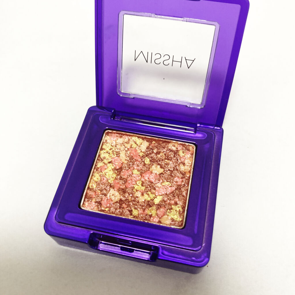 グリッタープリズム　メタル/MISSHA/単色アイシャドウを使ったクチコミ（3枚目）