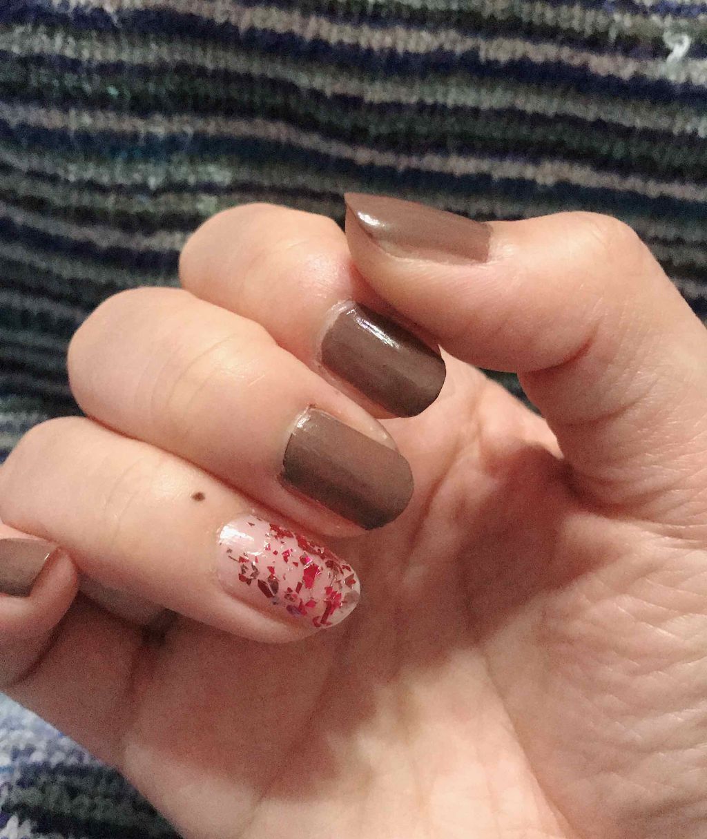 ネイルホリック パーティーフレーク/ネイルホリック/マニキュアを使ったクチコミ（1枚目）