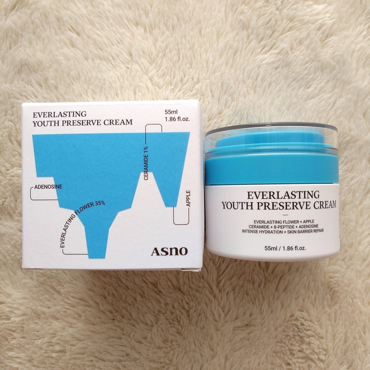 エバーラスティングユースプリザーブクリーム/ASNO/フェイスクリームを使ったクチコミ(2枚目)