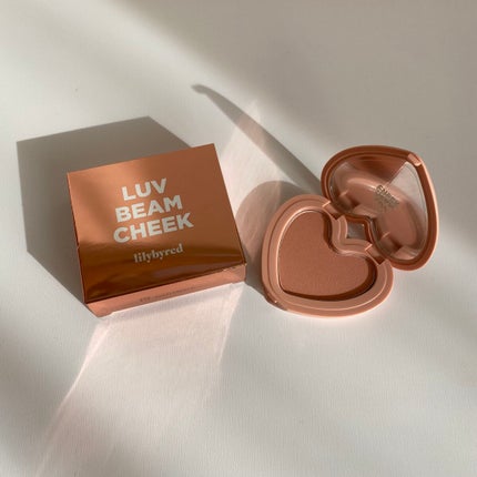 Luv Beam Cheek/lilybyred/パウダーチークを使ったクチコミ(2枚目)