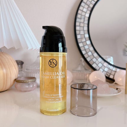 カメリアオイルフォームクレンザー/YEANIMM/オイルクレンジングを使ったクチコミ(2枚目)