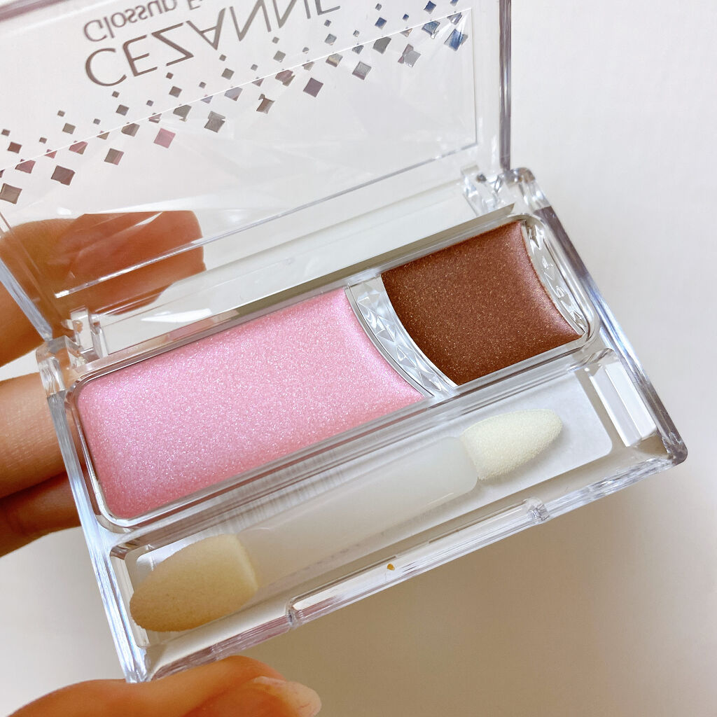 グロスアップアイシャドウ 02 ピンクブラウン/CEZANNE/アイシャドウパレットを使ったクチコミ（2枚目）