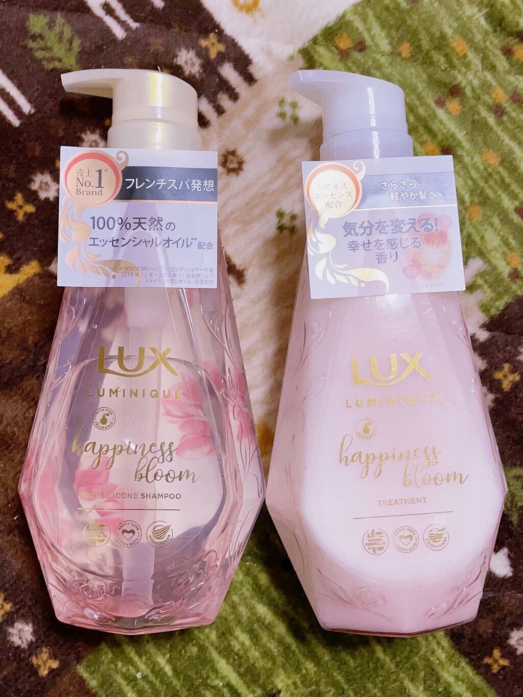 ルミニーク ハピネスブルーム シャンプー/トリートメント/LUX/市販シャンプーを使ったクチコミ(1枚目)