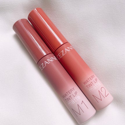 ウォータリーティントリップ マット/CEZANNE/リップティントを使ったクチコミ(5枚目)