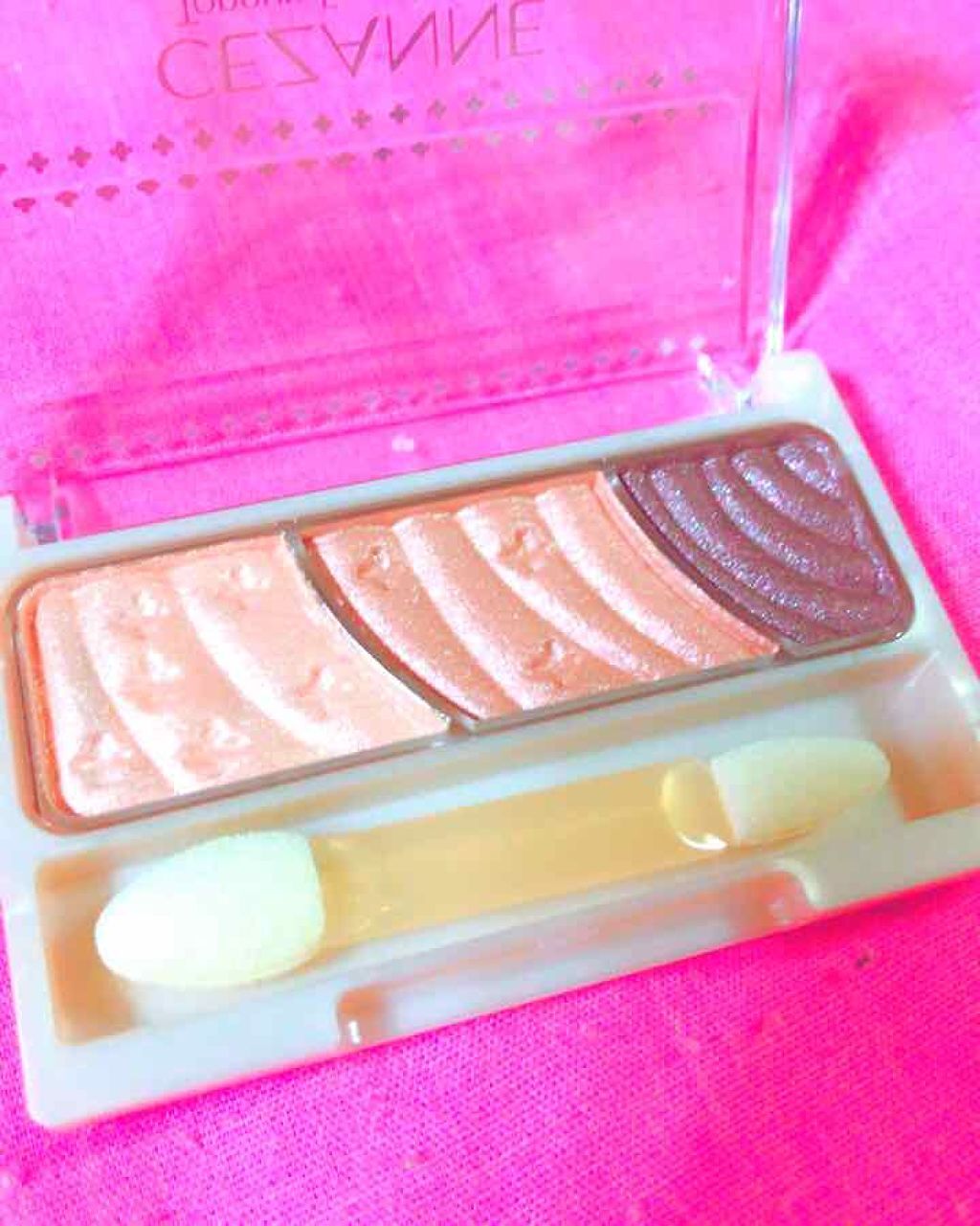 トーンアップアイシャドウ/CEZANNE/アイシャドウパレットを使ったクチコミ（1枚目）