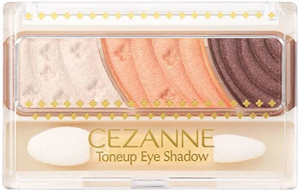 トーンアップアイシャドウ/CEZANNE/アイシャドウパレットを使ったクチコミ(3枚目)