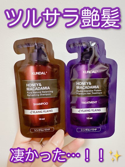 プロテイントリートメント/KUNDAL/コンディショナー単品を使ったクチコミ(1枚目)