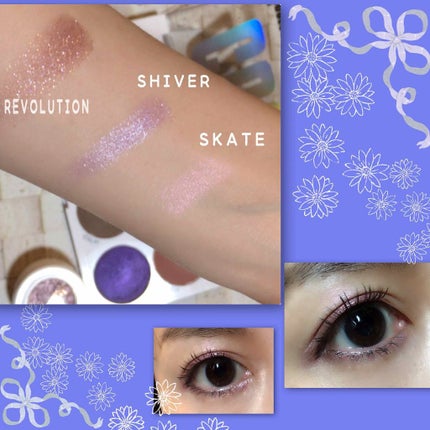 COOL DOWN EYESHADOW PALETTE/MAKEUP REVOLUTION/アイシャドウパレットを使ったクチコミ(2枚目)