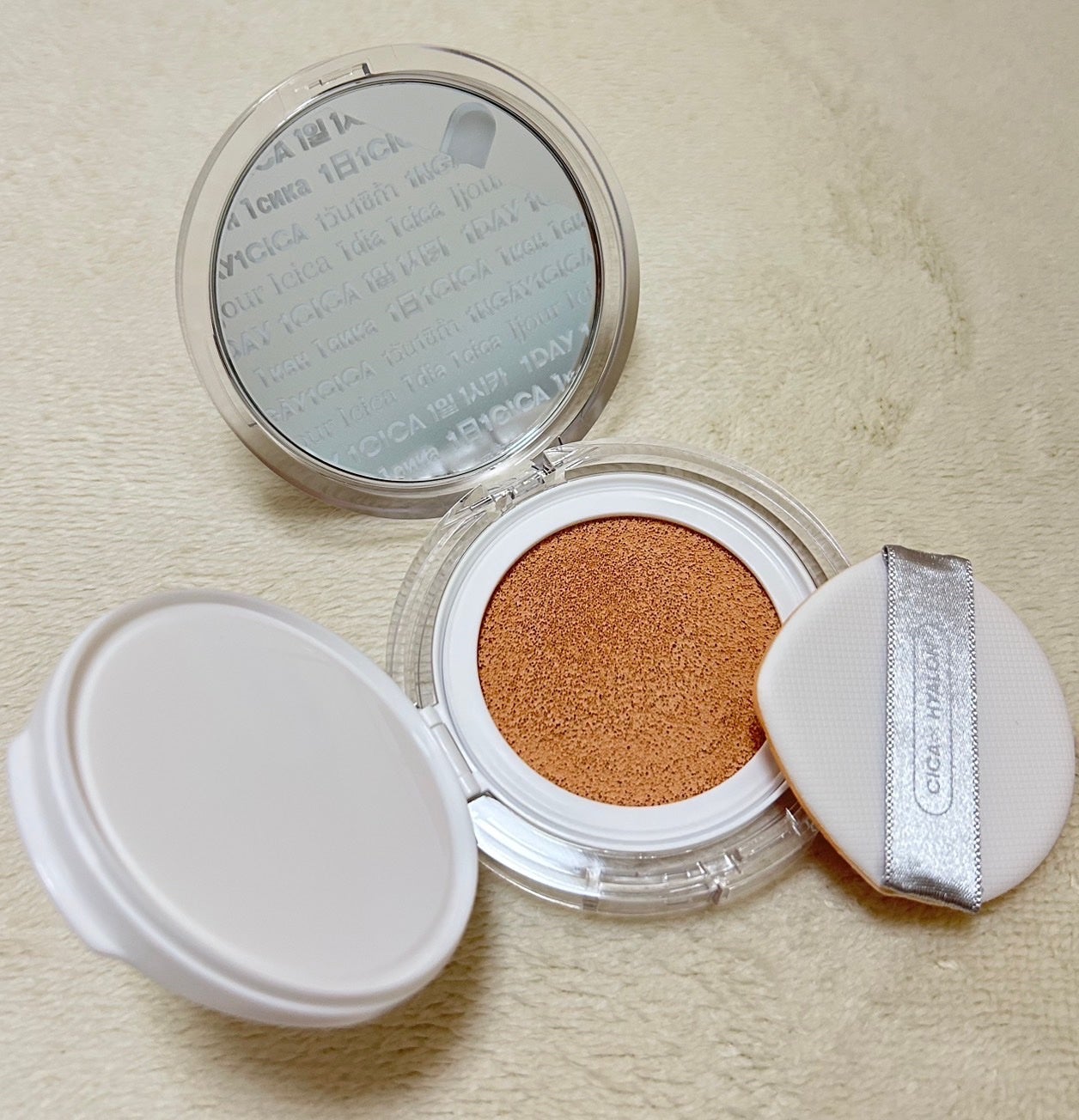 CICA エアリーフィットカバークッション/VT/クッションファンデーションを使ったクチコミ(2枚目)