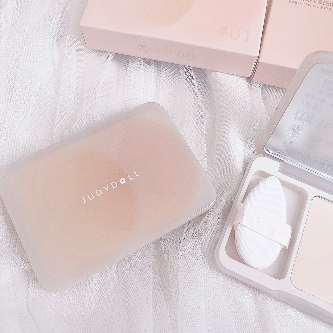 JUDYDOLL フィックスハイライトパクト/JUDYDOLL/クリームハイライトを使ったクチコミ(2枚目)