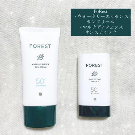 フォレスト エッセンスサンクリーム/FoRest by Greenfinger/日焼け止めローションを使ったクチコミ(1枚目)