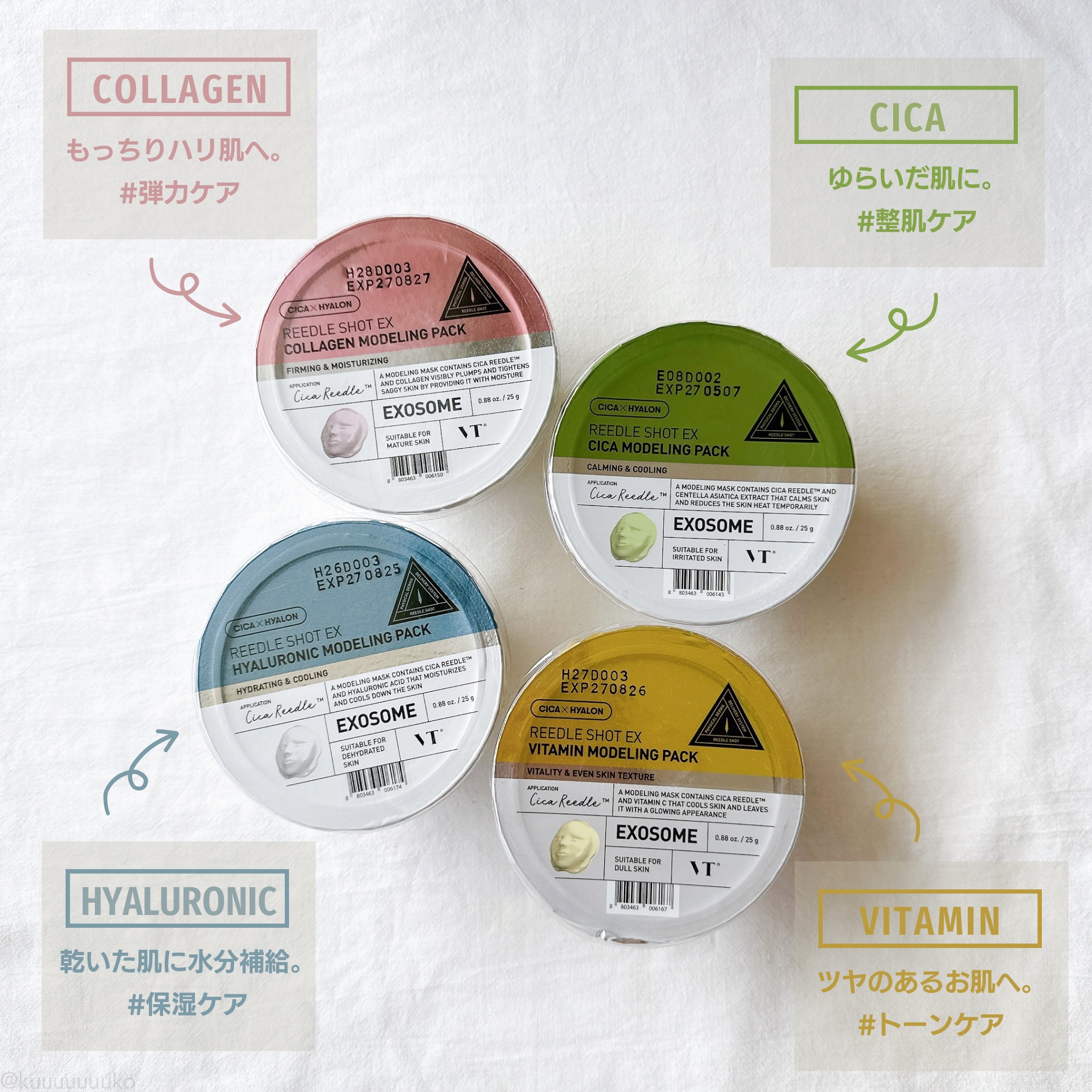 リードルショットEX コラーゲンモデリングパック/VT/シートマスク・パックを使ったクチコミ（2枚目）