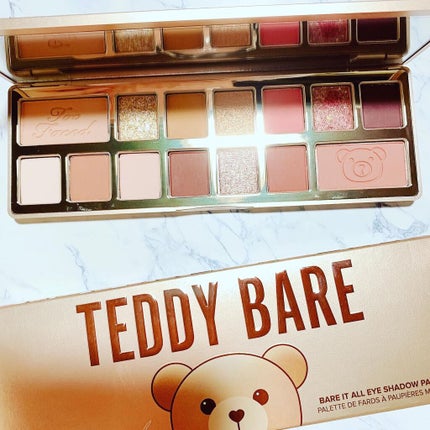 テディ ベア アイシャドウ パレット/Too Faced/アイシャドウパレットを使ったクチコミ(2枚目)