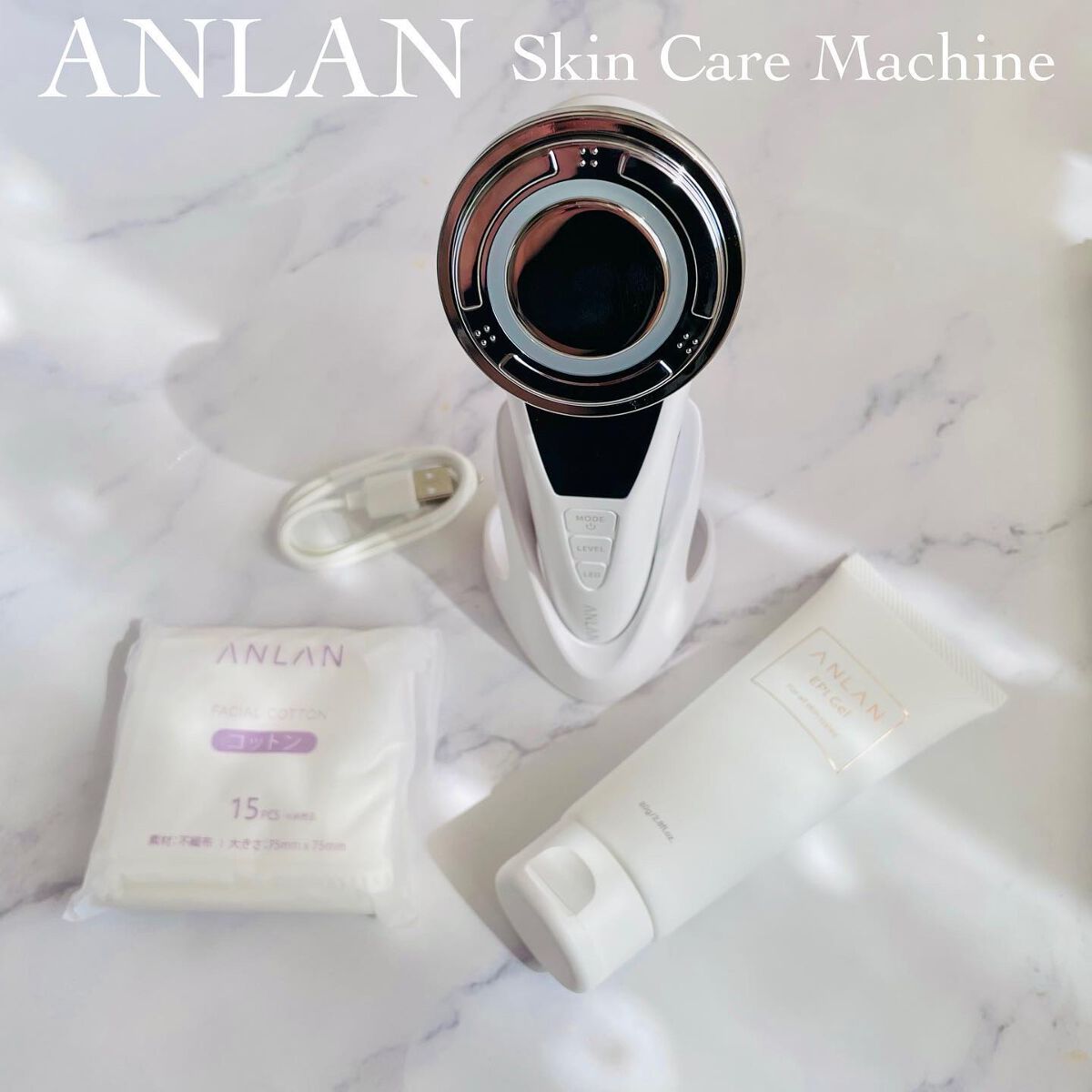 多機能温冷美顔器/ANLAN/美顔器・マッサージを使ったクチコミ(2枚目)