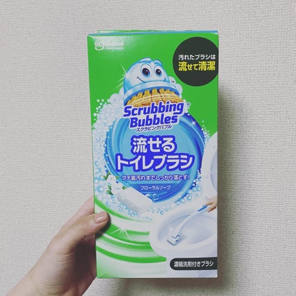 スクラビングバブル 流せるトイレブラシ/ジョンソン/その他を使ったクチコミ(1枚目)