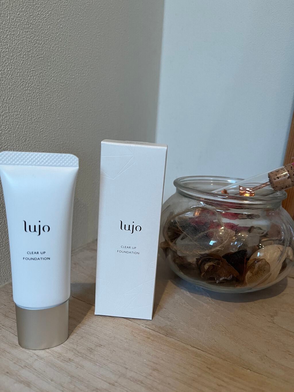 クリアアップ ファンデーション/lujo/クリーム・エマルジョンファンデーションを使ったクチコミ(1枚目)
