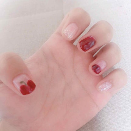 ジェルネイル(ライト対応)/セリア/ジェルネイルを使ったクチコミ(1枚目)