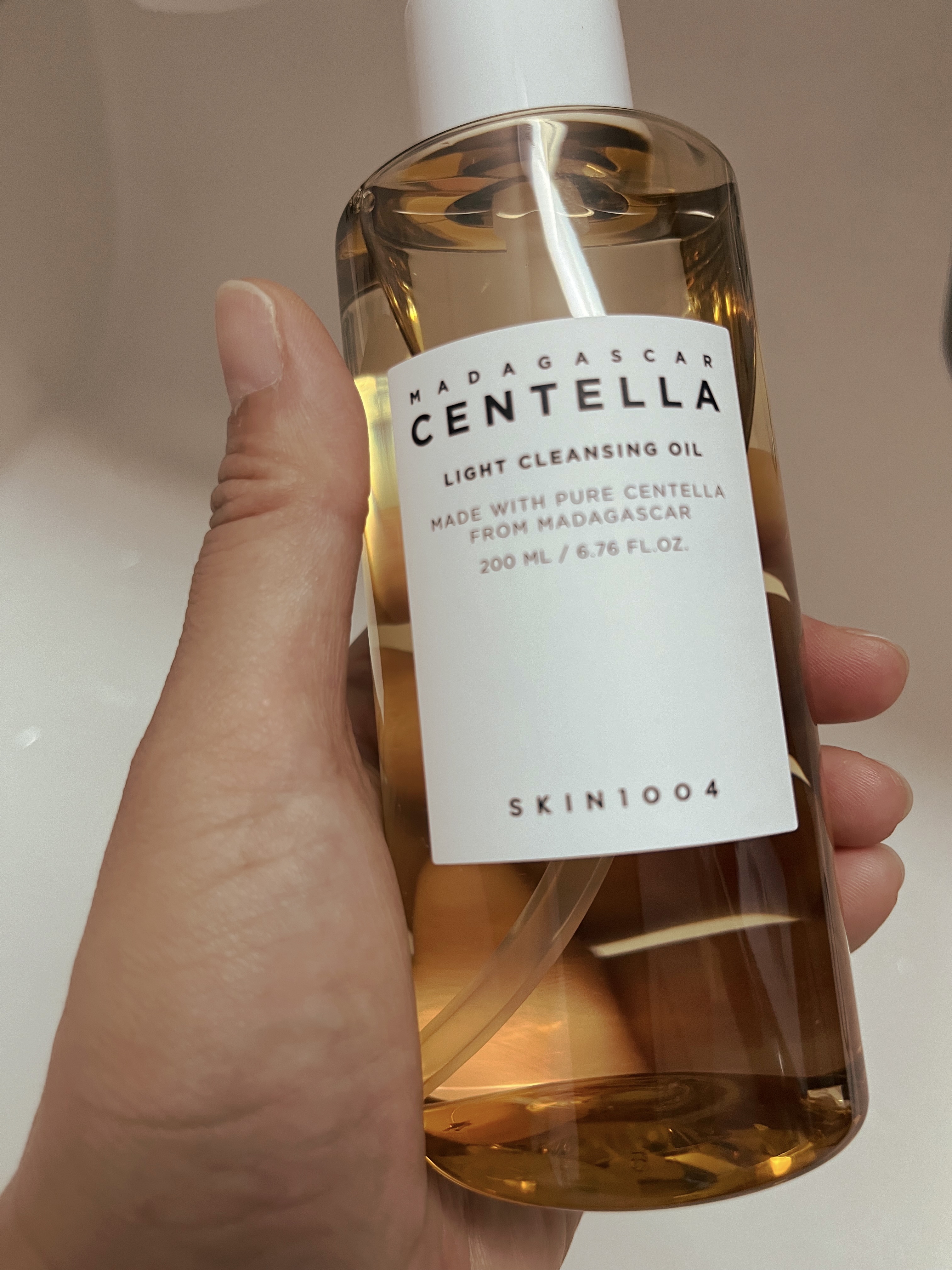 センテラ ライトクレンジングオイル/SKIN1004/オイルクレンジングを使ったクチコミ（1枚目）