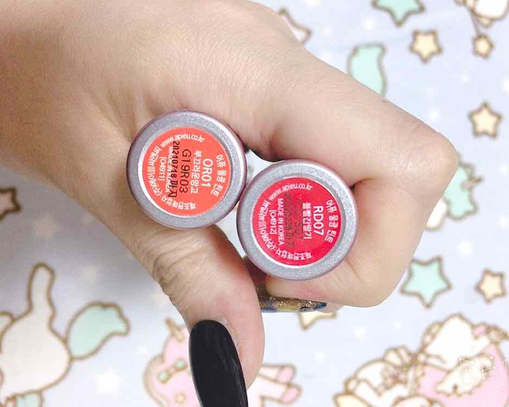 アピュー ウォーターライト ティント/A’pieu/リップティントを使ったクチコミ（2枚目）