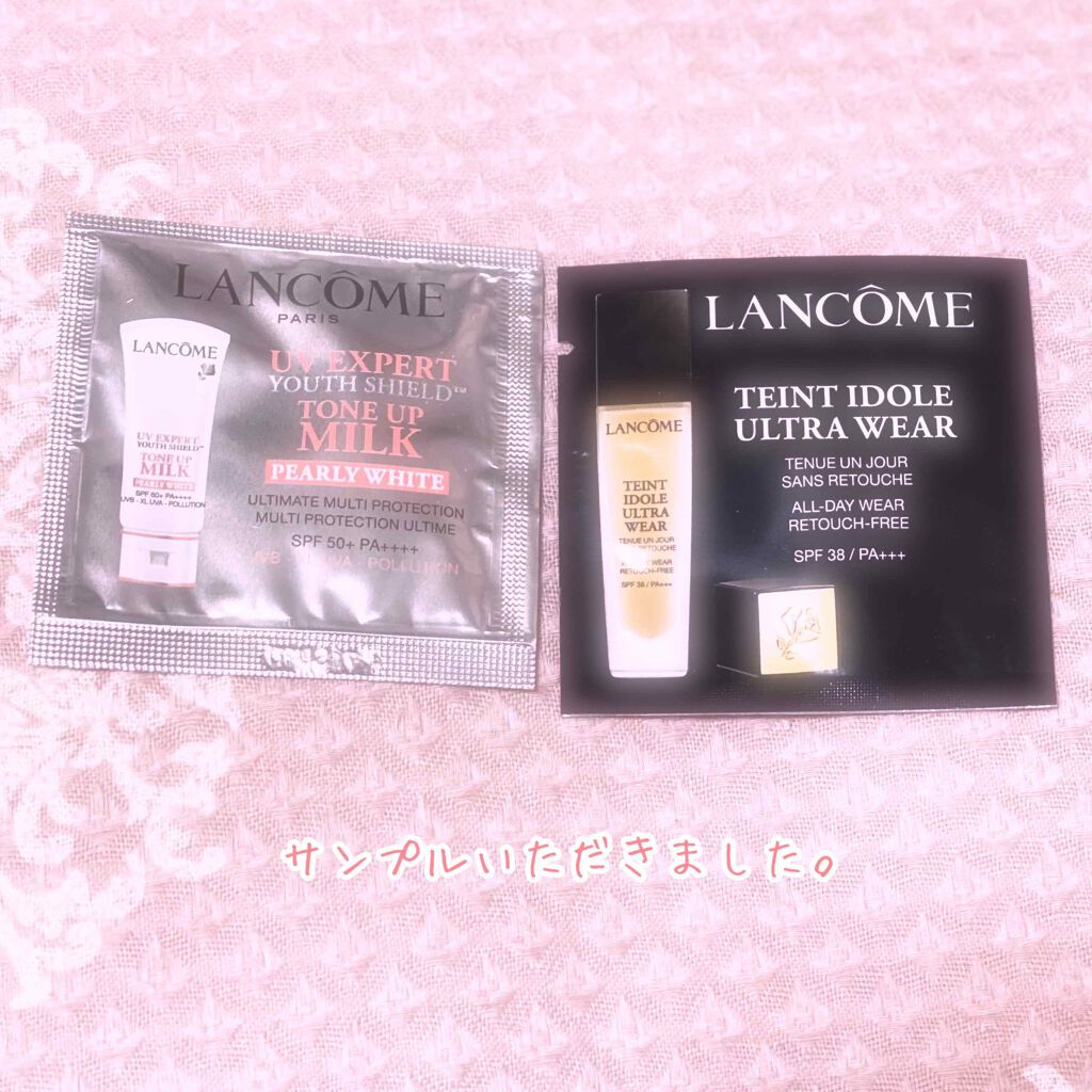 タンイドル ウルトラ ウェア リキッド/LANCOME/リキッドファンデーションを使ったクチコミ（1枚目）
