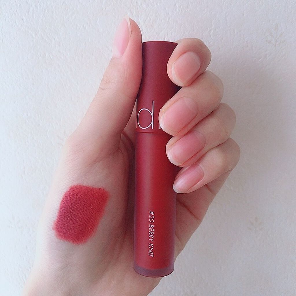 ゼロベルベットティント/rom&nd/リップティントを使ったクチコミ(2枚目)