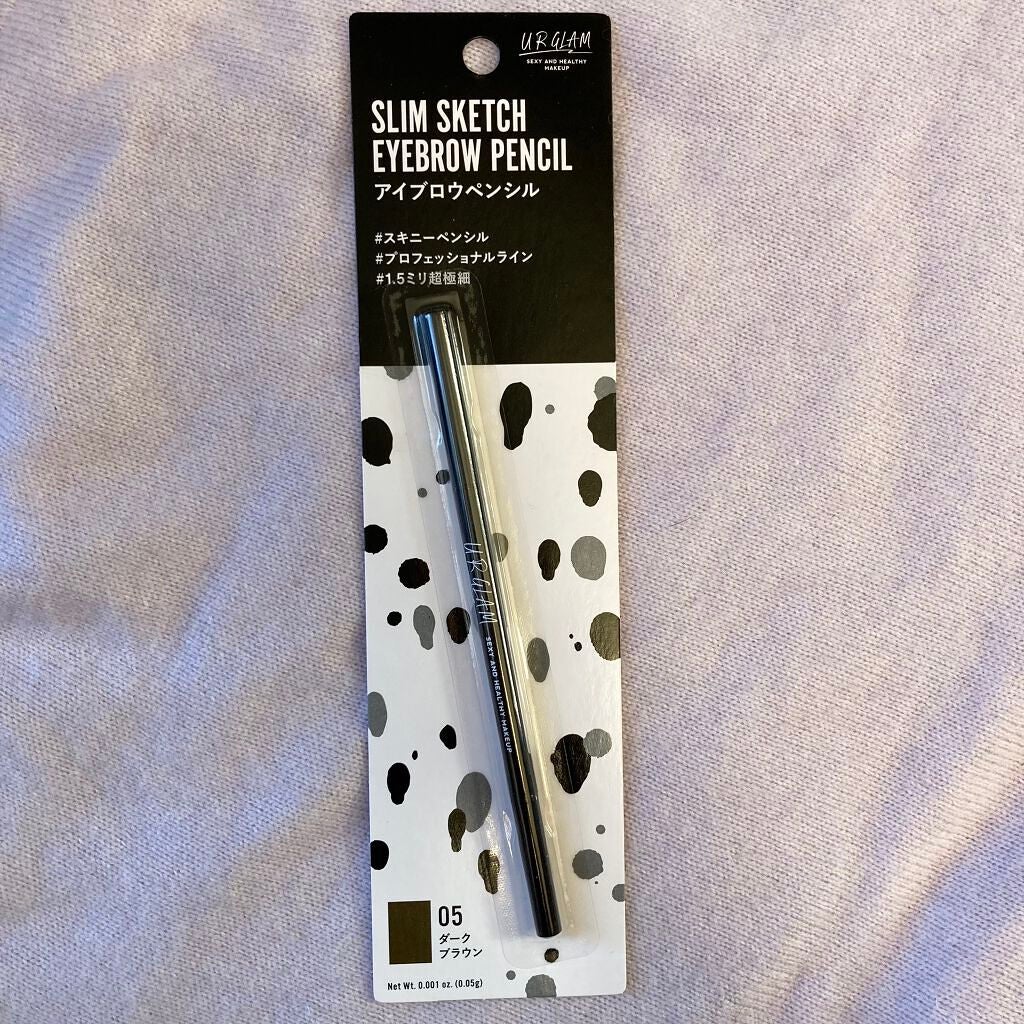 スリムスケッチアイブロウペンシル/U R GLAM/アイブロウペンシルを使ったクチコミ(2枚目)