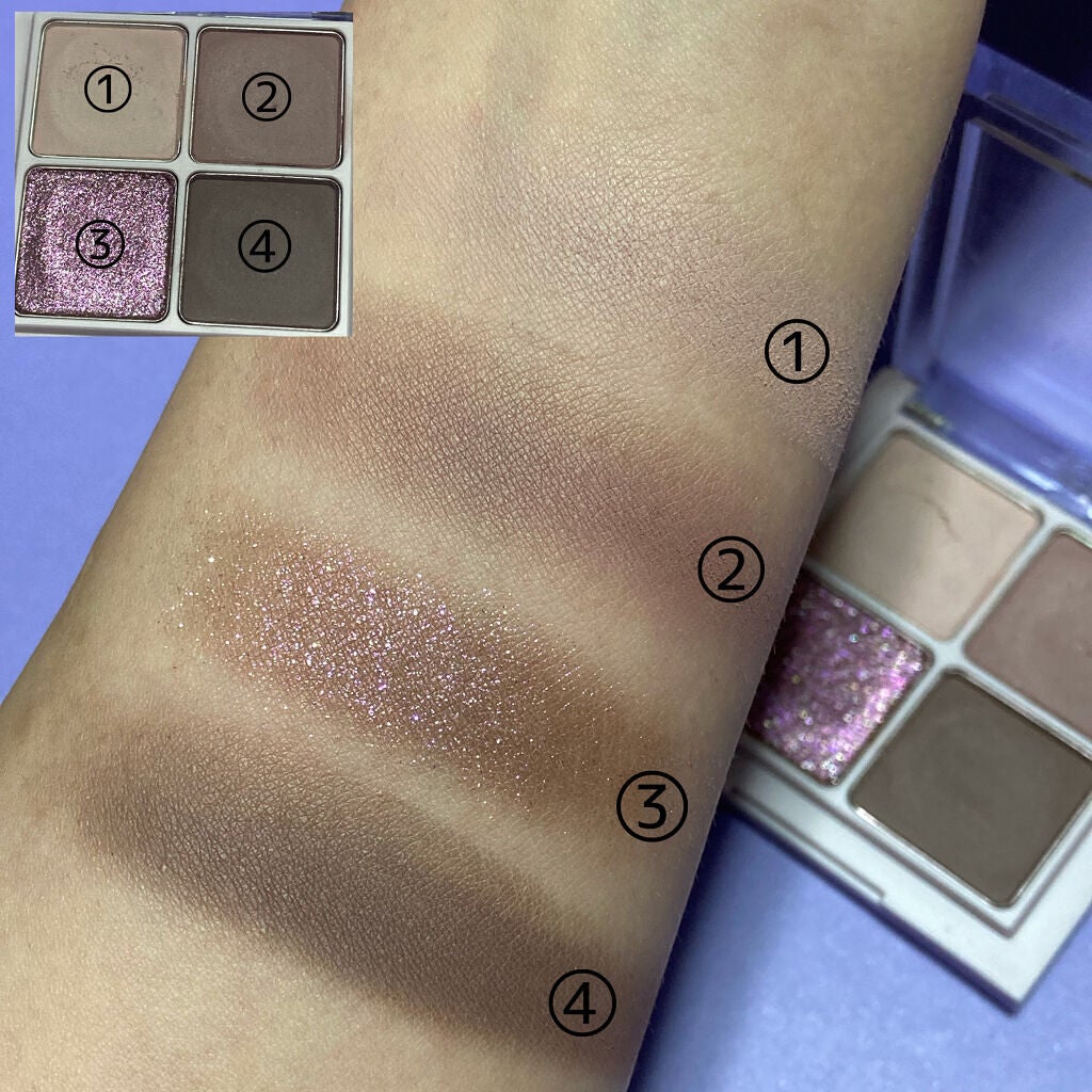 ベターザンアイズ/rom&nd/アイシャドウパレットを使ったクチコミ(2枚目)