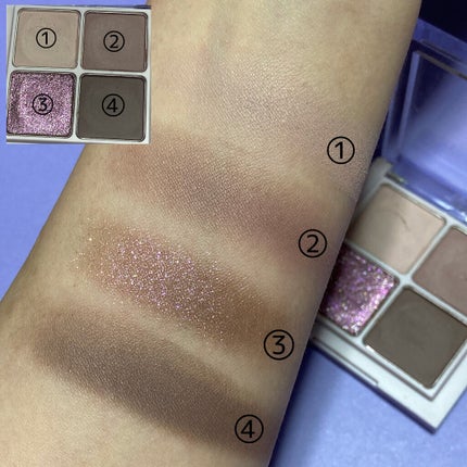 ベターザンアイズ/rom&nd/アイシャドウパレットを使ったクチコミ(2枚目)