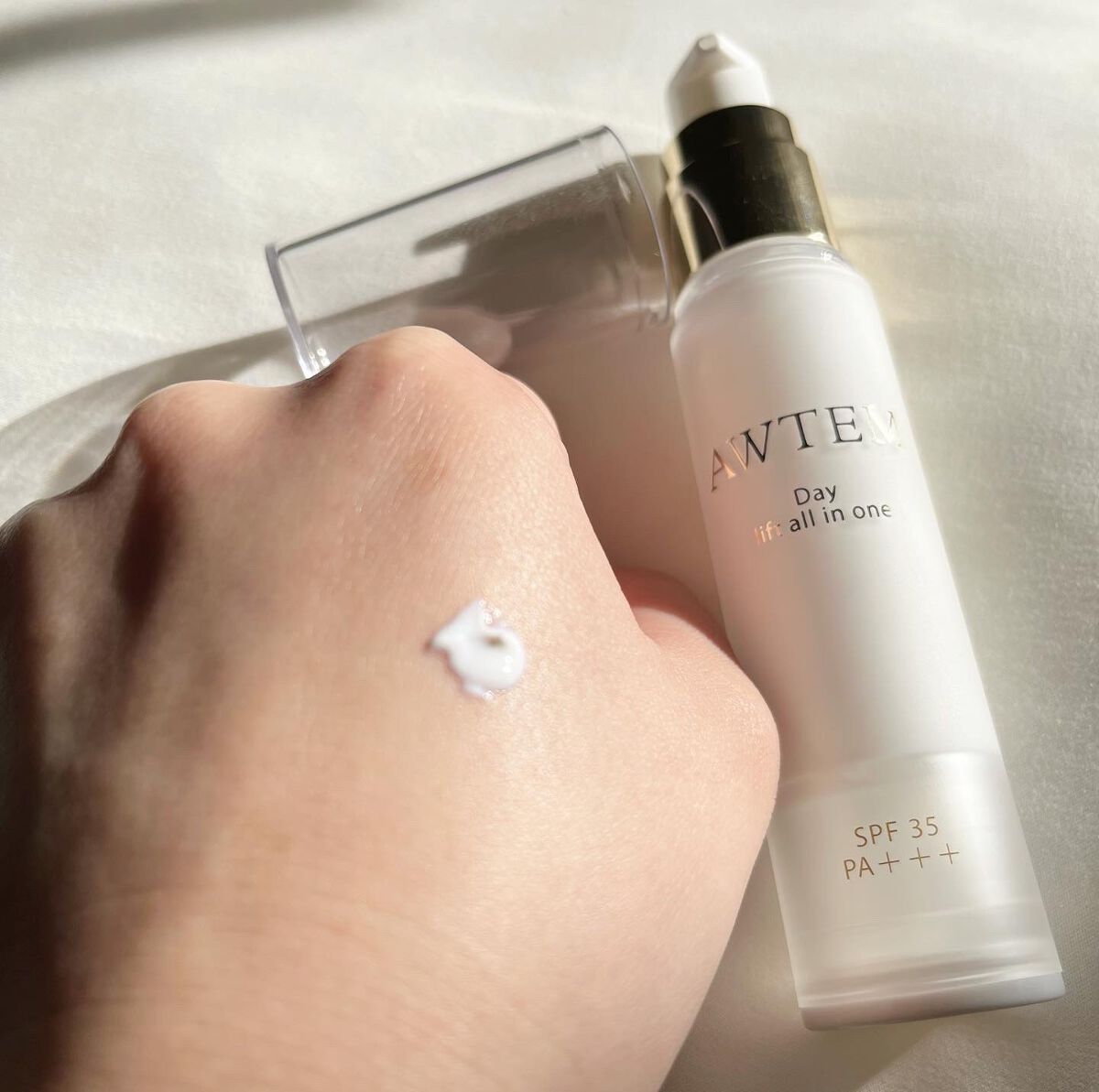 ナイトリフトオールインワン（夜⽤ジェルクリーム）/AWTEM/オールインワン化粧品を使ったクチコミ（3枚目）